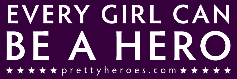 Every Girl Can Be a Hero Bumper Sticker (Art)